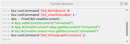 Python konsolu