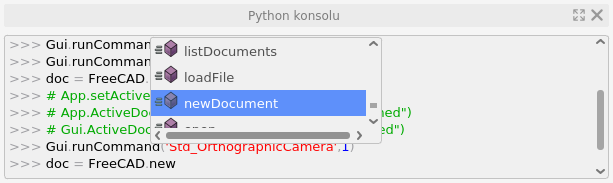 python konsol class browser